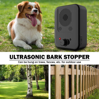 Hot Ultrasonic Anti Barking Device อุปกรณ์ฝึกสุนัข Safe Adjustable Rechargeable Waterproof Anti-Barking Device Supplies