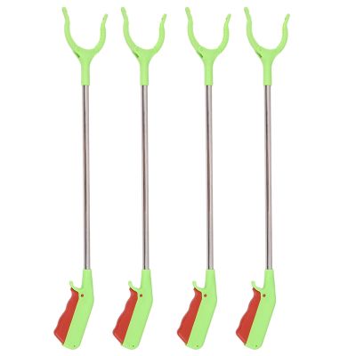 4X Clamp Waste Collector Garbage Claw Garbage End Tool Garden 60CM