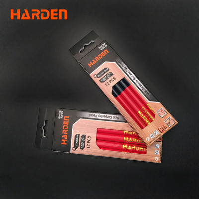 ดินสอสำหรับงานไม้มีให้เลือกสี HARDEN 620424/620425 ยกกล่อง 12 ด้าม