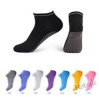 【hot sale】☾☞◘ C04 Candy Color Yoga Socks Women Breathable Non-slip Sport Boat Sock