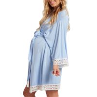 【DT】hot！ Maternity lace Robe home Nursing sleepwear Nightwear Ropa Mujer Embarazada Premama