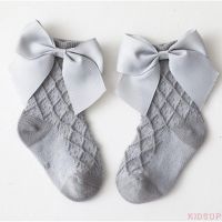 KIDSUP-Kids Socks, Girls Solid Color Bowknot Stocking Medium Tube Socks