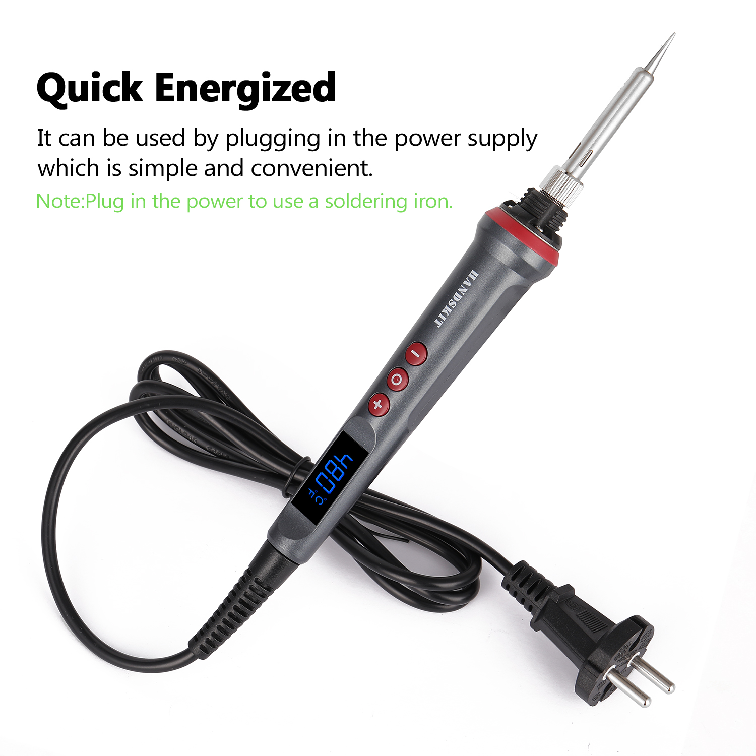 18pcs Electric Soldering Iron Set Welding Pen Kit Adjustable Temperature Tools 
