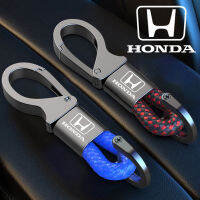 สำหรับ HONDA รถโลหะพวงกุญแจหนังโลโก้รถแฟชั่น Key แหวนอุปกรณ์เสริมผู้ชายคุณภาพสูง Anti-กุญแจที่หายไปอุปกรณ์เสริม