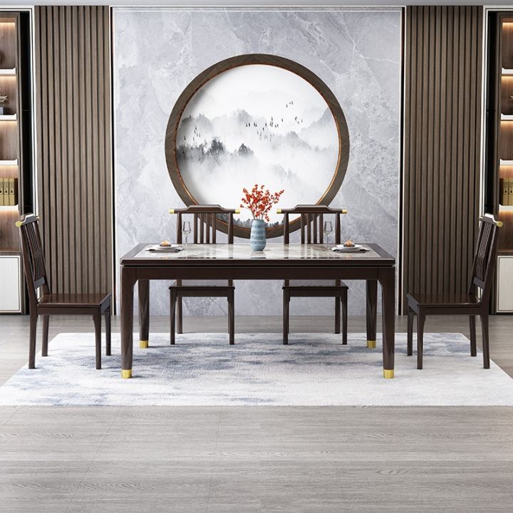 cod-slate-dining-new-chinese-style-solid-chair-combination-light-luxury-apartment-rectangular