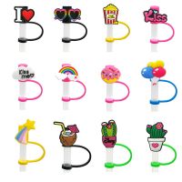 A4427 Silicone Drinking Cup Accessory Straw Tips Cover Kitchen Tool Drinking Dust Cap Straw Plug Tips Cover Splash Proof Plugs