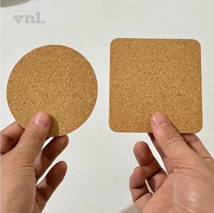 Cork Coaster SOLD PER PIECE 9 cm x 3 mm, Cork Placemat, Cork Cup Holder