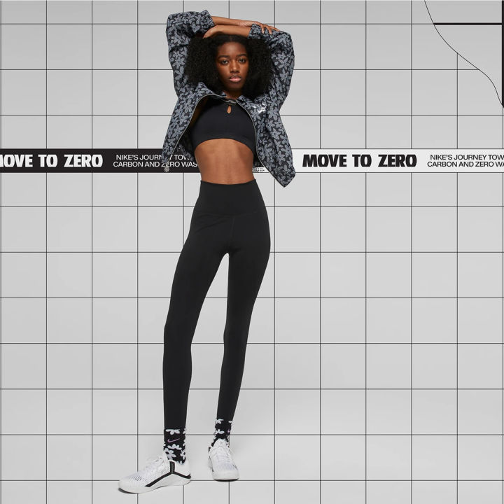 asia-size-กางเกงออกกำลังเอวสูงnikeของแท้รุ่นใหม่2022nike-one-womens-high-rise-leggings-dm7279-010