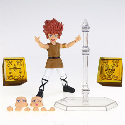 ในสต็อก ST รุ่น Saint Seiya ตำนานผ้า EX ภาคผนวก Kiki ราศีเมษ Mu Joint Movable PVC Action Figure อัศวิน Of The Zodiac รุ่น