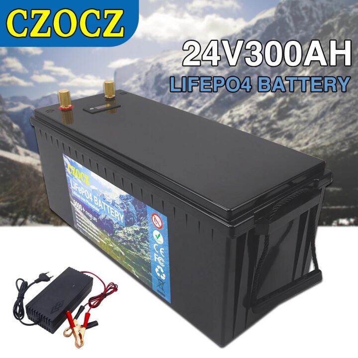 12v 24v 400ah 300ah 200ah 100ah Lifepo4 Battery Bulit In Bms Lithium Iron Phosphate Rechargeable 6530