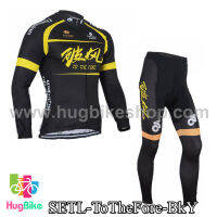 ชุดจักรยานแขนยาว ประกอบภาพยนต์ To The Fore สีดำเหลือง