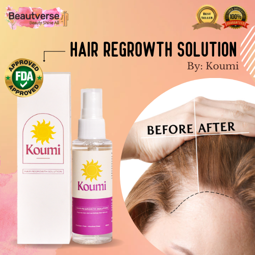 Hair Regrowth Solution 50mL By KOUMI Authentic 100 FDA Approved