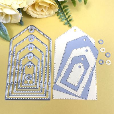 Tag Metal Cutting Dies Cut Die Scrapbooking Album Paper Cards Card Making