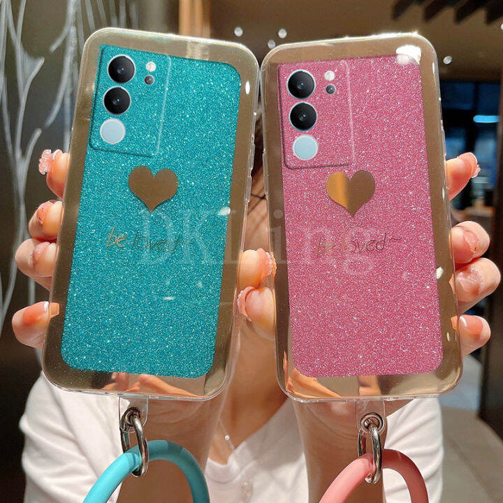 เคสใหม่สำหรับ-vivo-v29-5g-หรูหราแวววาวซิลิโคนนิ่มเคสโทรศัพท์-vivo-v29พร้อมสายรัดข้อมือ-vivov29-5g-2023