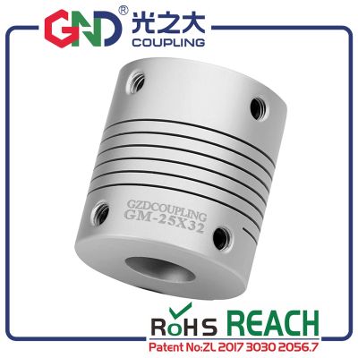 Shaft coupling 3D print accessory Diameter 19.5 length 24.5 inner hole 5 8mm aluminum alloy shaft flexible stepper motor coupler