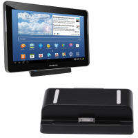 USB ตั้งโต๊ะ Mengecas Dok Pengecas ฐานวาง Pemegang Kabel สำหรับ Samsung Galaxy TAB 2 7.0 8.9 10.1 P5200 Nota 10.1 N8000