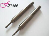 Fixmee 2Pc Hss Cnc Straight Shank 4ขลุ่ย1.5Mm ปลายดอกสว่านคัทเตอร์ใช้กับไม้โลหะบางหัวเจาะอะลูมิเนียม6Mm Shank