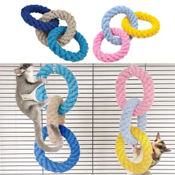 Rope Swing For Birds Pet Climbing Rope Toy Hamster Climbing Rope With Hooks  Ferret Hanging Swing