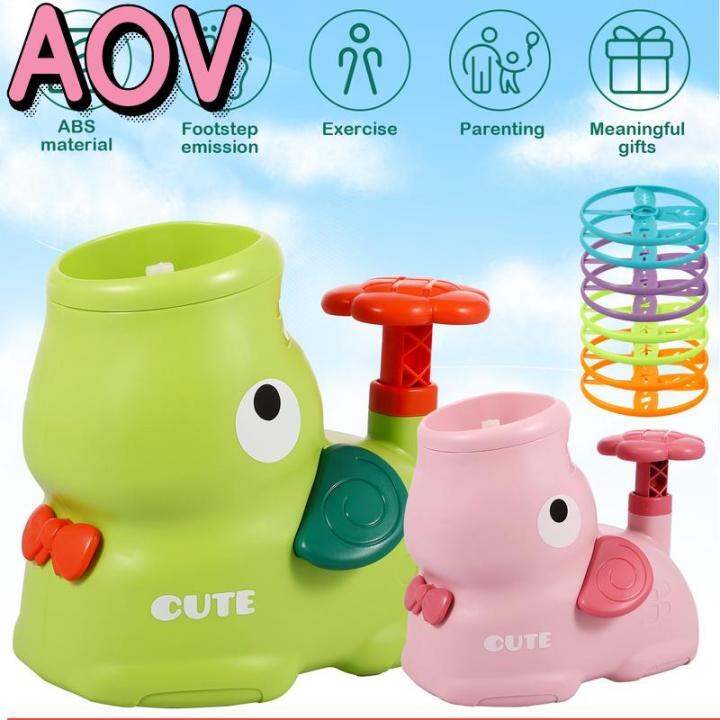 AOV Flying Disc Launcher Toy Creative Popup Flying Saucer Machine Fun