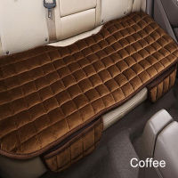 Car Rear Universal Seat Cover Winter Warm Black Seat Cushion Anti-Slip Rear Back Chair Seat Pad For Vehicle Auto Protector