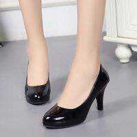 Women 39;s high heels 2022 autumn new waterproof platform stiletto casual single shoes Europe America sexy large size work shoes