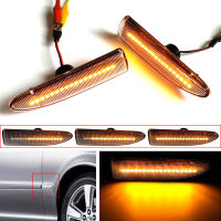 สำหรับ Jaguar X-Type 2003-2009 Flowing Side Marker ไฟรถแบบไดนามิกไฟเลี้ยว LED น้ำไหล Amber โคมไฟไฟกระพริบตัวบ่งชี้