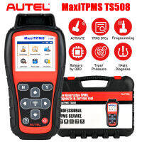 Autel MaxiTPMS TS508 TPMS เครื่องมือ,โปรแกรม MX-Sensors (315/433 MHz), เปิดใช้งาน/เรียนซ้ำเซ็นเซอร์ทั้งหมด, รีเซ็ต TPMS, อ่าน/ล้าง TPMS DTCs, อัพเกรด TS501,TS408