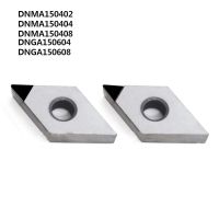 1PC PCD CBN แทรก DNMA150404 DNMA150408 DNGA150604 CNC Diamond Cubic boron nitride แผ่นเครื่องกลึงเครื่องมือตัด DNMA แทรก