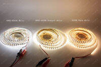 5MM PCB Width 5V 12V 24V 5M IP20 Not waterproof 2835SMD 120Ledm Led Strip,WhiteWarm White Adjustable Led Light DC12V