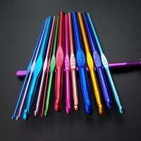 【YF】 14 sizes Handle Hook Knitting Needles Crochet Yarn Sweater Weave Craft Tools 2/2.5 3/3.5/4/4.5/5/5.5/6/6.5/ 7/8/9/10mm