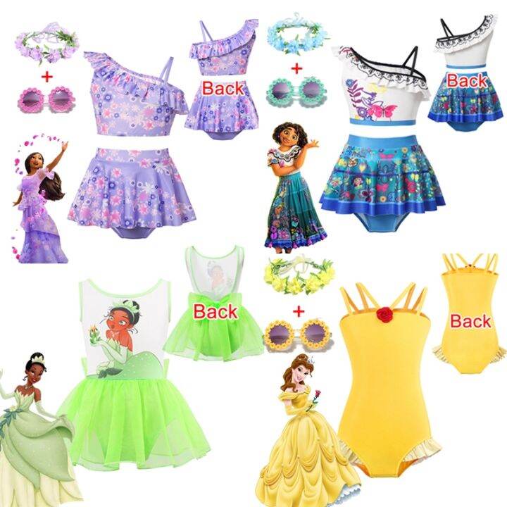 Disney Encanto Swimsuit 2023 Girl Strap Swimsuit Children Holiday Beach ...