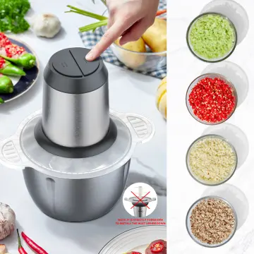 Electric Meat Grinder Mincer Kitchen Food Chopper Processor Machine 250W  4Blades