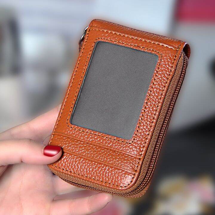 layor-wallet-ใหม่หนังแท้ผู้ถือบัตรกระเป๋าสตางค์ผู้ชายผู้หญิงยี่ห้อหนังที่มีคุณภาพสูงบางกระเป๋าเงินขนาดเล็กชายกระเป๋ากรณีบัตรมินิ