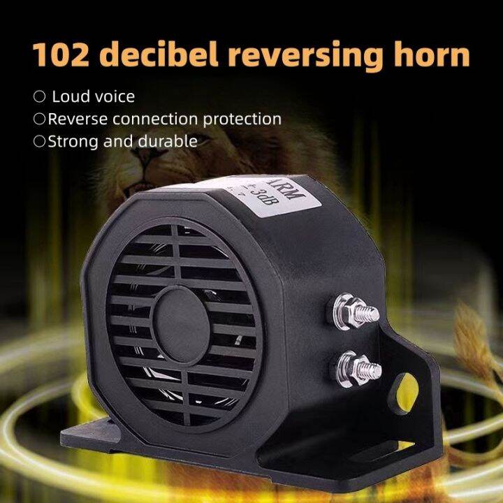 【Local delivery】105 decibel truck reversing buzzer Didi horn 12V48V