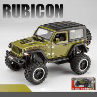 1:32อัลลอยนอกถนนยานพาหนะรุ่นเข้ากันได้สำหรับ Rubicon จำลองรถรุ่นเครื่องประดับสำหรับเด็กของขวัญวันเกิด