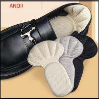 ANQII 2Pairs บรรเทาอาการปวด แผ่นรองส้นเท้า ตัวลดขนาดรองเท้า เบาะรองนั่งครึ่งเดียว แผ่นดูแลเท้ารองเท้า ปรับได้ปรับได้ ส่วนแทรก สติกเกอร์ติดส้นเท้า สำหรับผู้หญิง