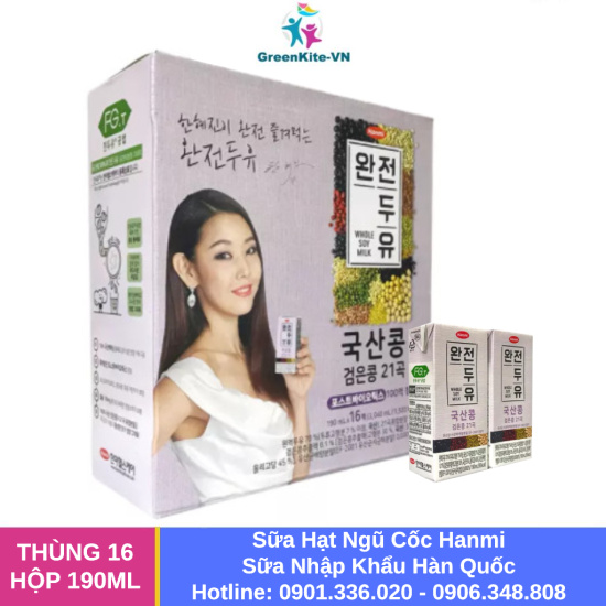 Sữa hạt ngủ cốc hanmi 190ml - sữa hạt nhập khẩu hàn quốc - ảnh sản phẩm 1