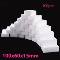 100 Pcs/lot Melamine Sponge Magic Sponge Eraser For Kitchen Office Bathroom Melamine Cleaner Cleaning Sponge 100X60X15MM