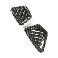 For 5 Series G30 2018-2022 Carbon Fiber Dashboard Air Condition Vent Outlet Cover Trim Frame Sticker Accessories