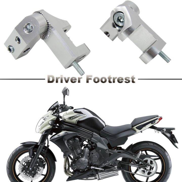 NEW For Kawasaki ER6N Motorcycle Foot Peg Passenger Footpeg Lowering