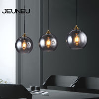 Nordic Modern Restaurant Kitchen Glass Pendant Light LED E27 Creative Bedroom Bedside Cafe Bar Interior Lighting Hanging Lamp