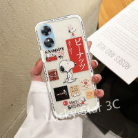 เคสลายการ์ตูนพร้อมสำหรับ OPPO A38 4G 2023 เคส Phone Case Charlie And Snoopy เคสโทรศัพท์เป็นคู่ฝาหลังโทรศัพท์ป้องกันการตกหล่น