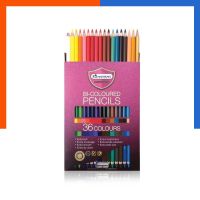สีไม้ ดินสอสี สีไม้แท่ง MASTER ART รุ่นใหม่ ดินสอสีแท่งยาว 36 สี รุ่น S-SERIES US.Station