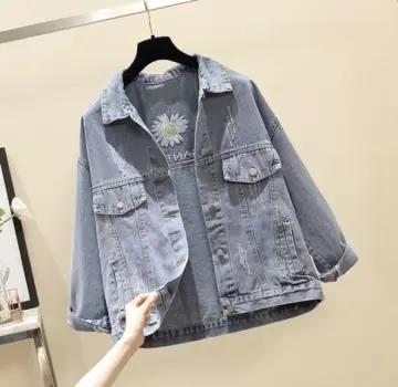 Cập nhật hơn 146 về áo khoác bò thêu hoa hay nhất