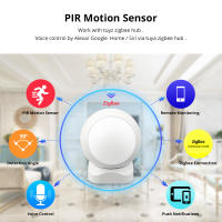 Yagusmart Tuya ZigBee PIR อินฟราเรด PIR ตรวจจับสมาร์ทเซ็นเซอร์ไร้สายปลุกความปลอดภัยตรวจจับสมาร์ทบ้านอัตโนมัติ