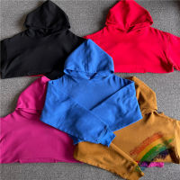 Double Layer Season 6 hoodie ผู้ชายผู้หญิง1:1คุณภาพสูงและ West hoodies Solid Season Heavy ผ้าเสื้อ pullovers