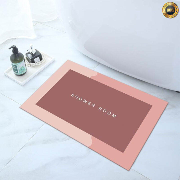 Anti Slip Bath Mat Bathroom Floor Mat Absorbent Drying BathroomMat