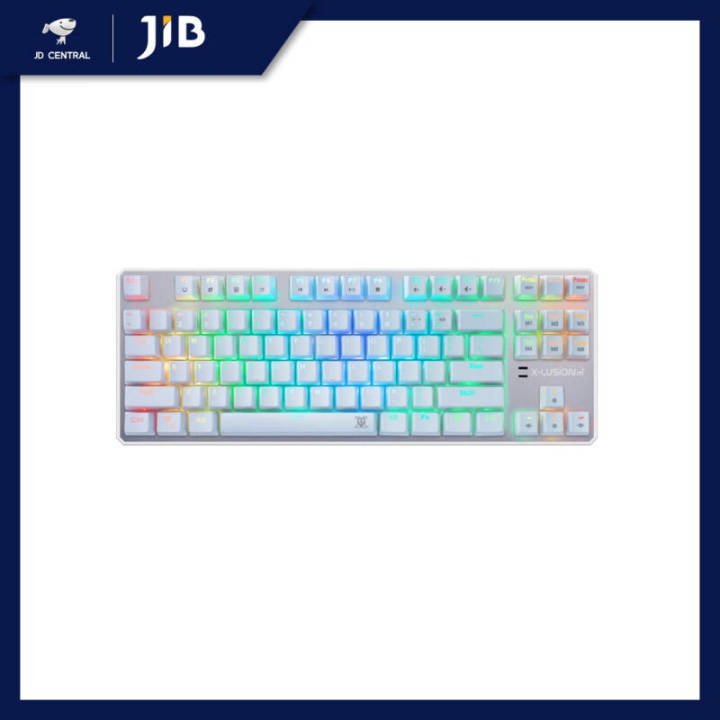 ขายดี-keyboard-nubwo-x-lution-x21-tkl-white-rgb-led-blue-switches