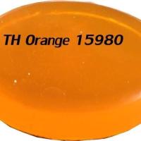 สีน้ำครอสเมติกสำหรับผสมในเบสสบู่ ให้สีส้มตามตัวอย่าง รหัสสีส้ม 15980 (Orange) บรรจุ 60 มล