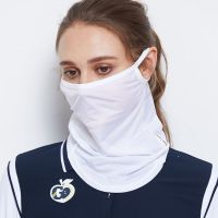 2023 ✻ Golf ice silk sunscreen mask neck scarf womens outdoor sports mask cool breathable anti-UV face kini